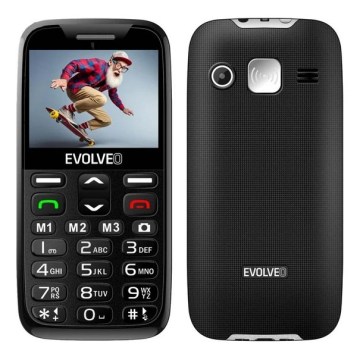 Evolveo - EasyPhone XR 2G Senior Mobile Phone, Black