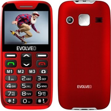 Evolveo - EasyPhone XR, 4G mobile phone for seniors, red