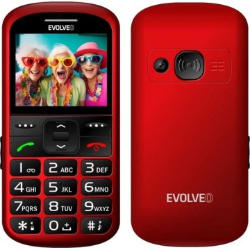 Evolveo - EasyPhone XS, mobile phone for seniors, red