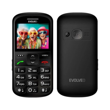 Evolveo - EasyPhone XS, senior-friendly mobile phone, black