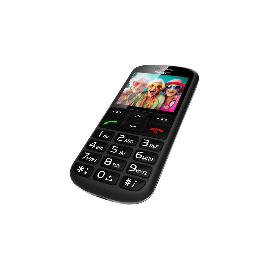 Evolveo - EasyPhone XS Senior Mobile Phone, Black