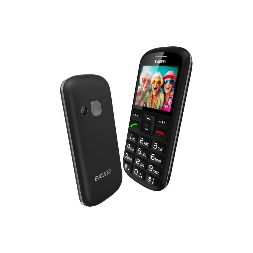 Evolveo - EasyPhone XS Senior Mobile Phone, Black