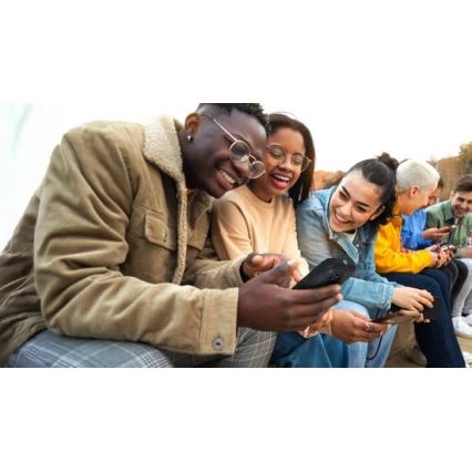 Evolveo - MaxPhone A1, Dual SIM feature phone with physical keys, black