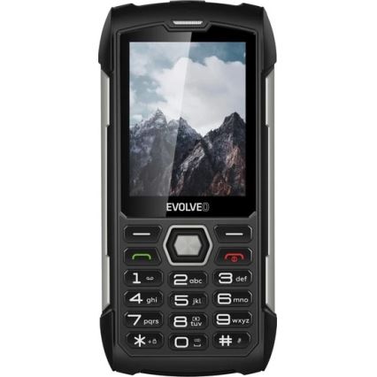 Evolveo - StrongPhone H1, waterproof Dual SIM phone, black - silver