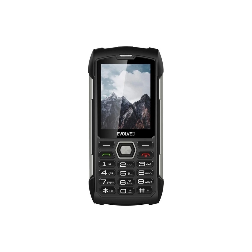 Evolveo - StrongPhone H1, waterproof Dual SIM phone, black - silver