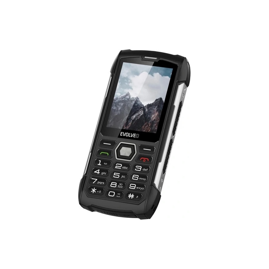 Evolveo - StrongPhone H1, waterproof Dual SIM phone, black - silver