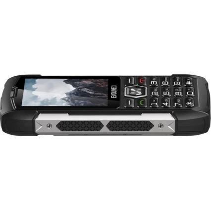 Evolveo - StrongPhone H1, waterproof Dual SIM phone, black - silver