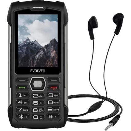 Evolveo - StrongPhone H1, waterproof Dual SIM phone, black - silver