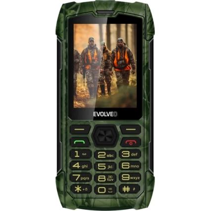 Evolveo - StrongPhone H1 Waterproof Dual-SIM Phone, Hunting Camouflage