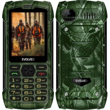 Evolveo - StrongPhone H1, waterproof Dual SIM phone in hunting camouflage