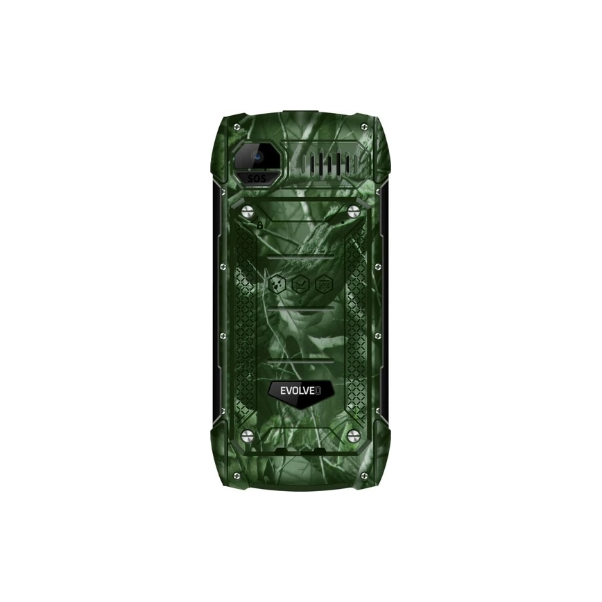 Evolveo - StrongPhone H1, waterproof Dual-SIM phone in hunting camouflage