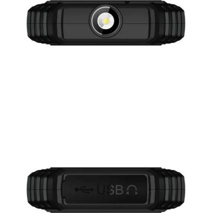 Evolveo - StrongPhone Q1, waterproof Dual-SIM phone, black-orange