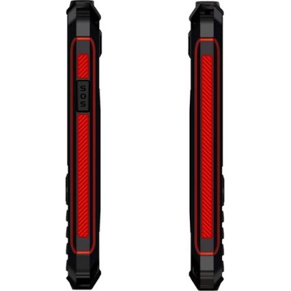 Evolveo - StrongPhone W4, waterproof Dual-SIM phone, black and red