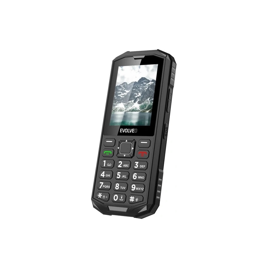 Evolveo - StrongPhone X5, Waterproof Dual-SIM Phone, Black-Gray