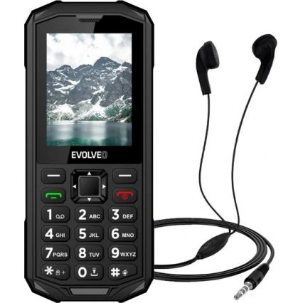Evolveo - StrongPhone X5, Waterproof Dual-SIM Phone, Black-Gray