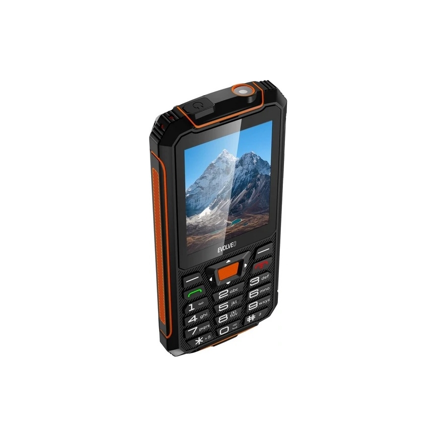 Evolveo - StrongPhone Z6, waterproof Dual-SIM phone, black and orange
