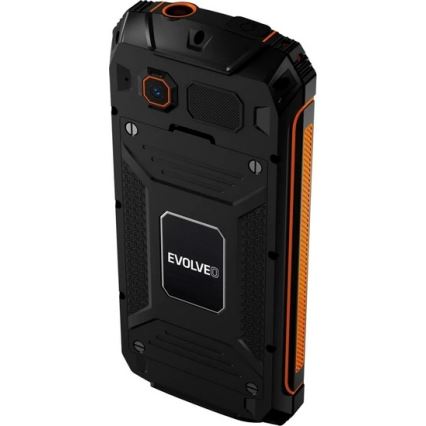 Evolveo - StrongPhone Z6, waterproof Dual-SIM phone, black and orange