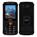Evolveo - StrongPhone Z6 Waterproof Dual SIM Phone Black/Orange