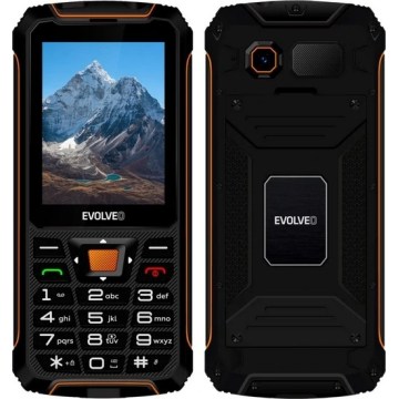 Evolveo - StrongPhone Z6, waterproof Dual SIM phone, black - orange
