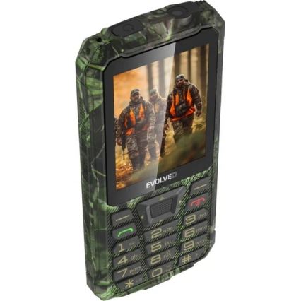 Evolveo - StrongPhone Z6, waterproof Dual SIM phone, hunting camouflage