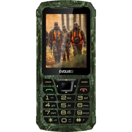 Evolveo - StrongPhone Z6, waterproof Dual SIM phone in hunting camouflage