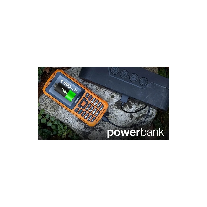 Evolveo - StrongPhone Z6, waterproof Dual SIM phone, orange