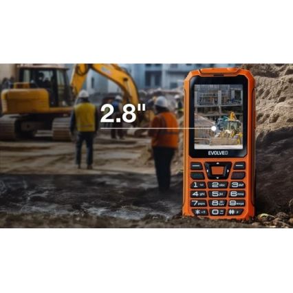 Evolveo - StrongPhone Z6, waterproof Dual SIM phone, orange