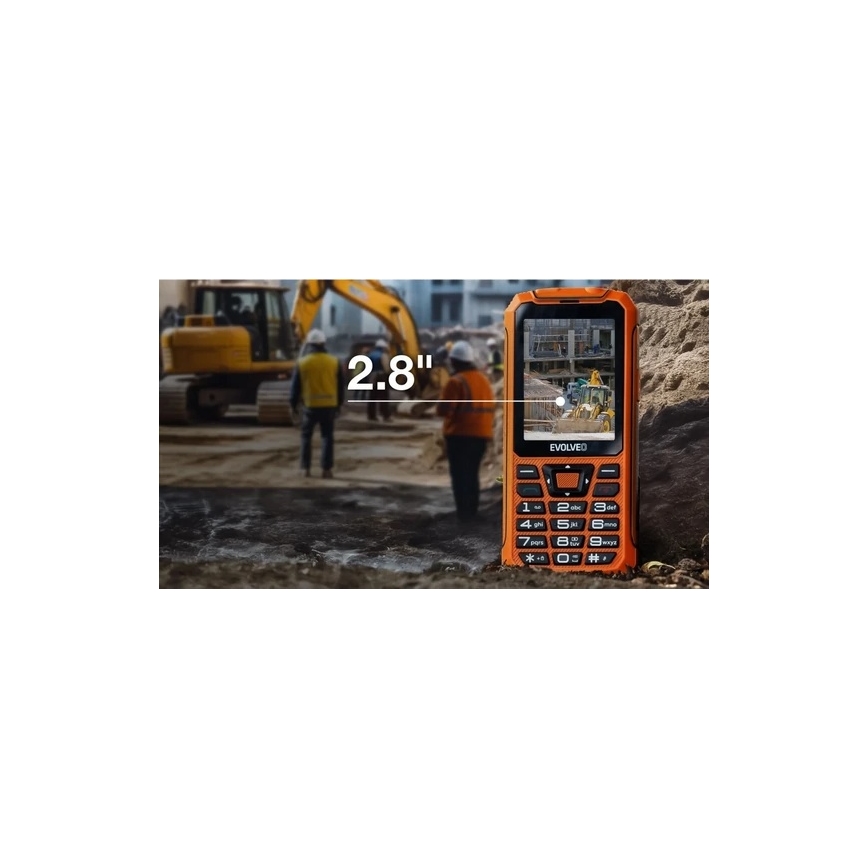 Evolveo - StrongPhone Z6, waterproof Dual SIM phone, orange