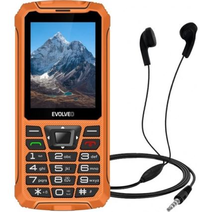 Evolveo - StrongPhone Z6, waterproof Dual SIM phone, orange