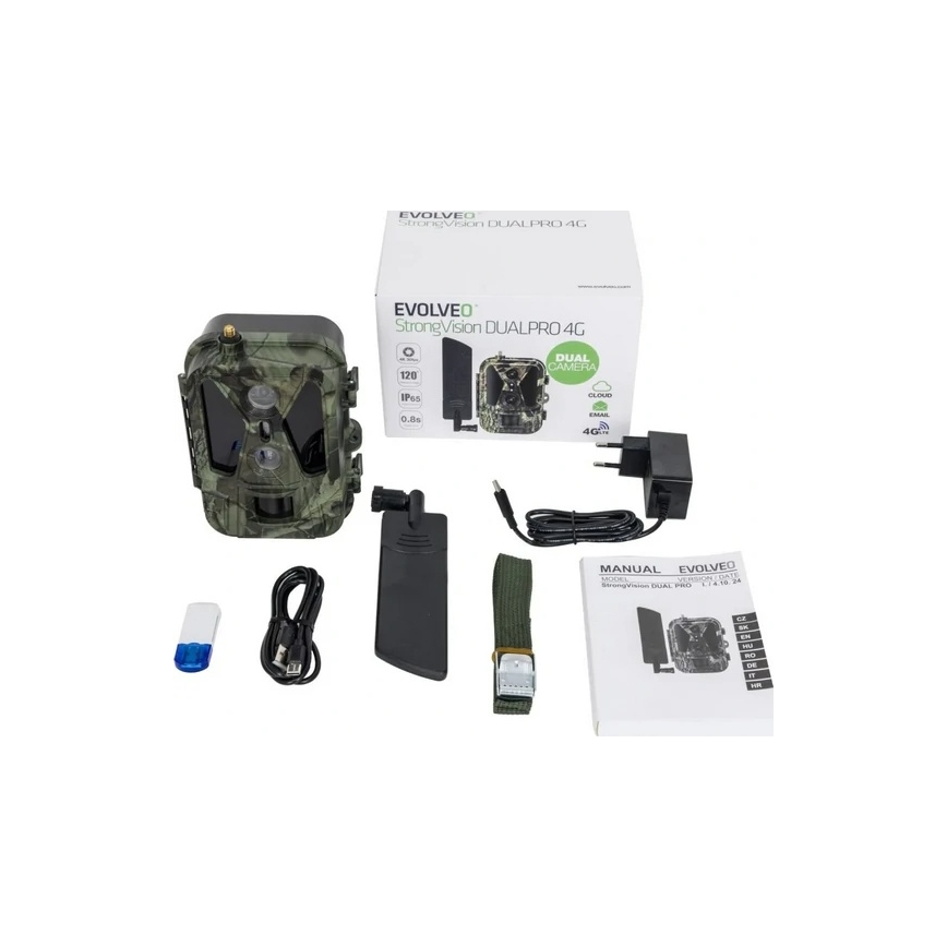 Evolveo - StrongVision Dual PRO 4G, trail camera with remote transmission, 16 GB