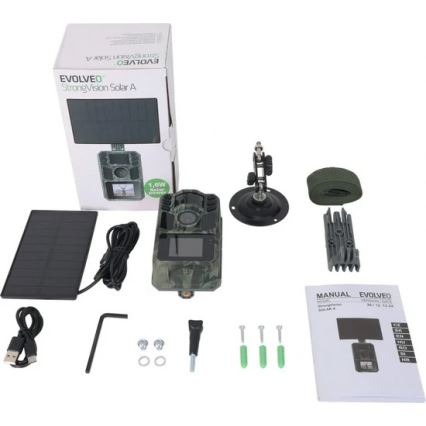 Evolveo - StrongVision Solar A, solar-powered trail camera
