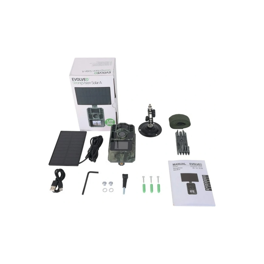 Evolveo - StrongVision Solar A, solar-powered trail camera