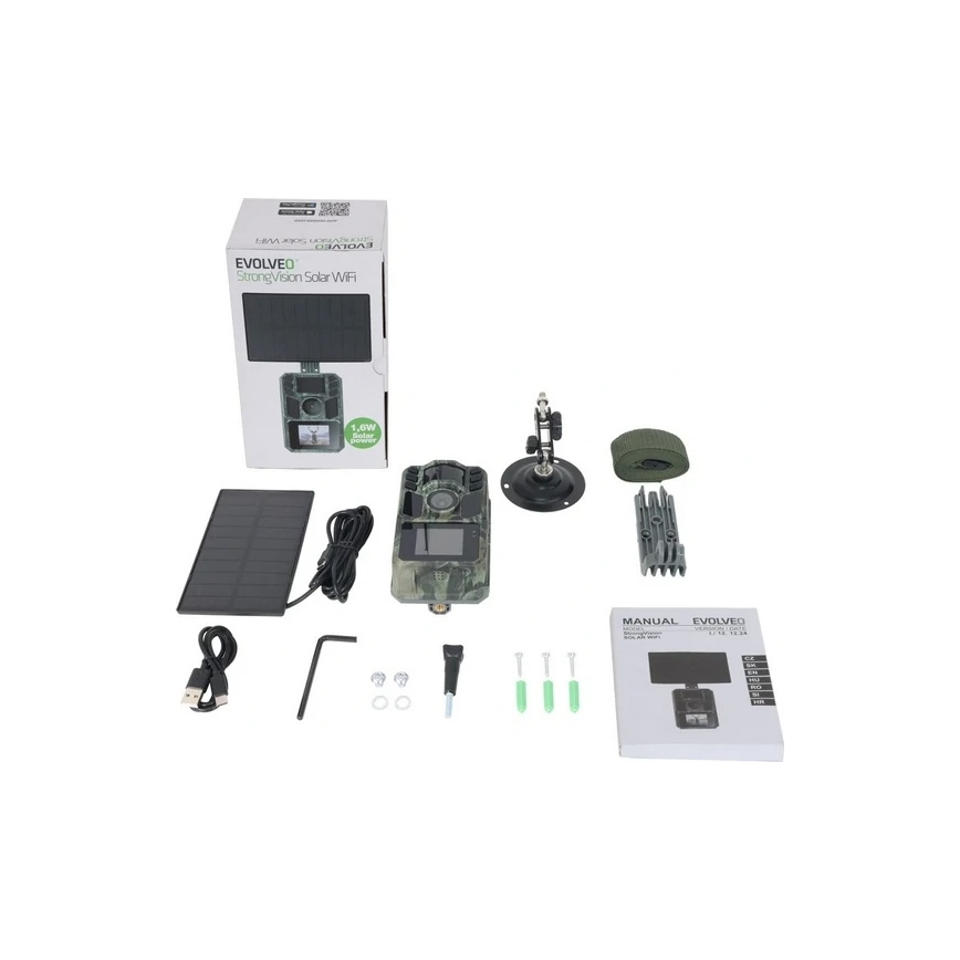 Evolveo - StrongVision Solar Wi-Fi trail camera with Wi-Fi and solar panel