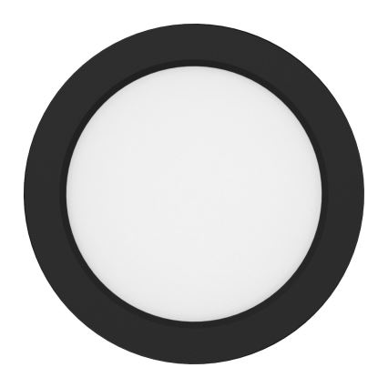 EVORA LED Ceiling Light, 6W, 230V, 3000/4000/6000K, Ø14 cm, Black