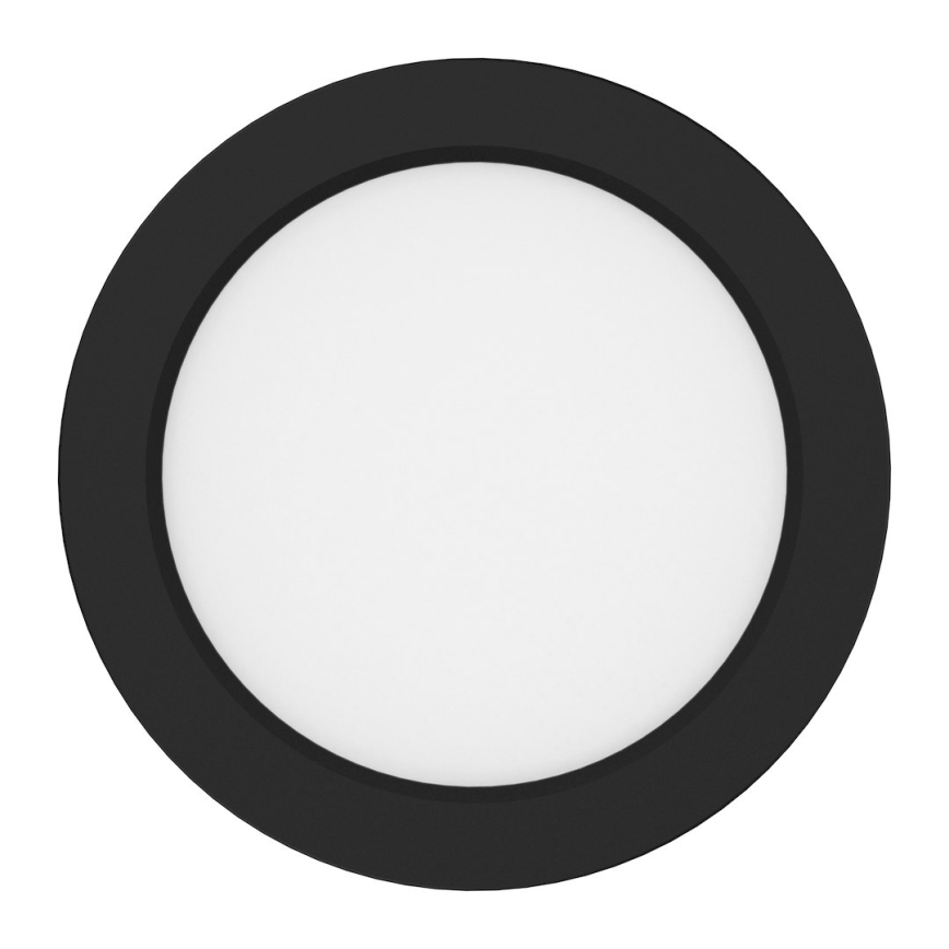 EVORA LED Ceiling Light, 6W, 230V, 3000/4000/6000K, Ø14 cm, Black