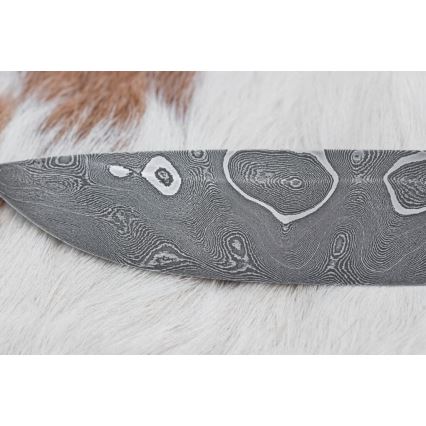 Exclusive Damascus knife 11,6 cm maple/ebony