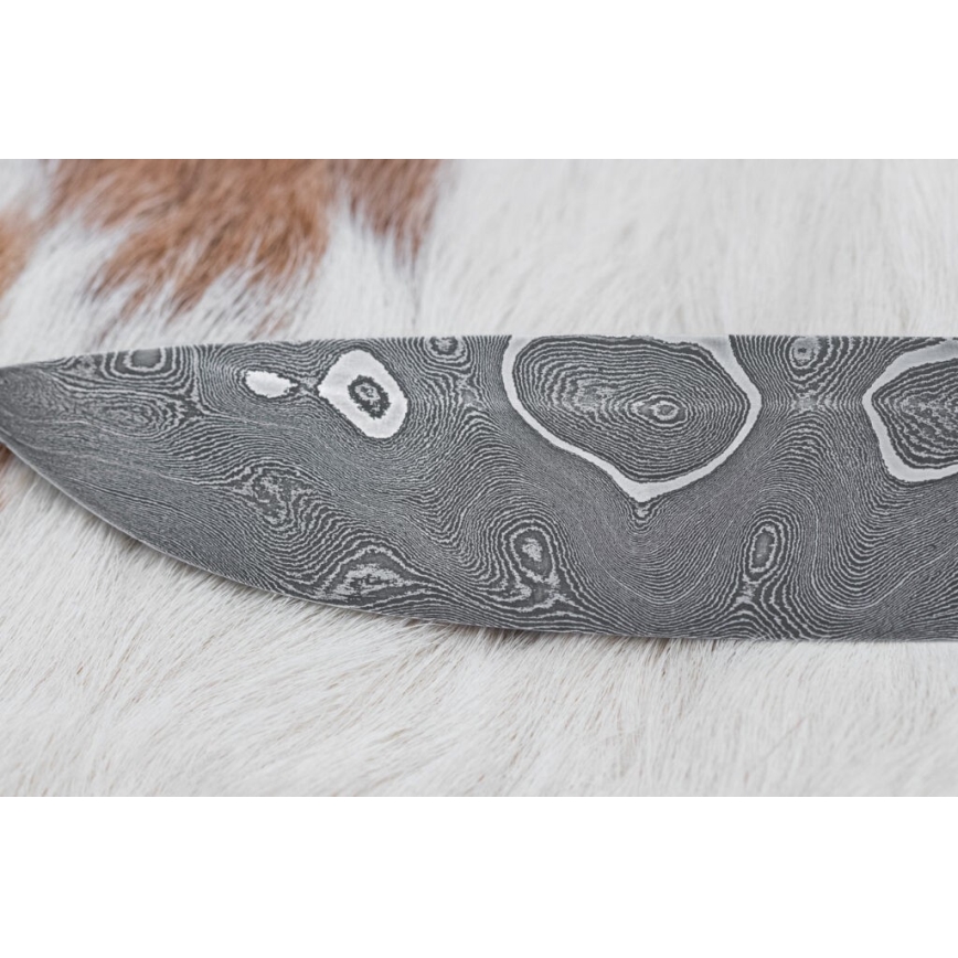 Exclusive Damascus knife 11,6 cm maple/ebony