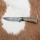 Exclusive Damascus knife 12,7 cm oak/ebony