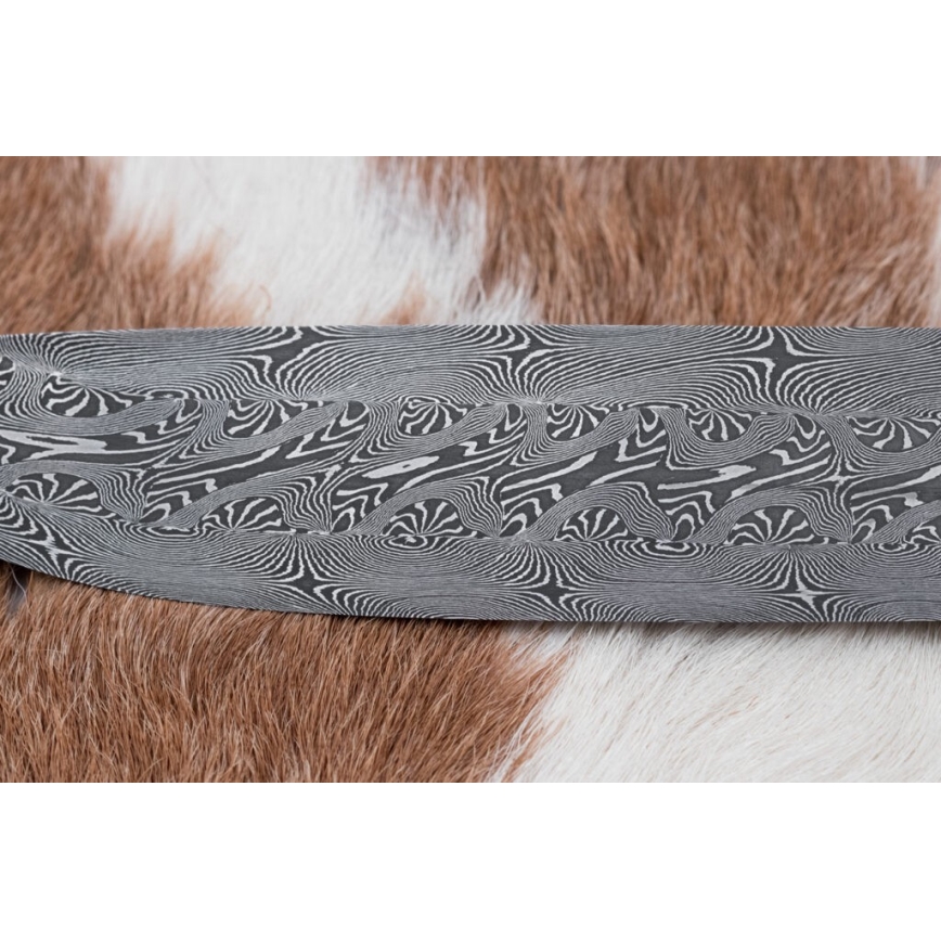 Exclusive Damascus knife 13,8 cm maple
