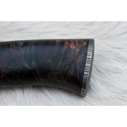 Exclusive Damascus knife 13,8 cm maple