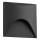 EXIN LED Staircase Light, 2.5W/230V, 3000K, IP65, Anthracite, Square