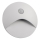 EXIN LED Staircase Light with Motion and Dusk Sensor, 2.5W/230V, 3000K, IP65, White, Round