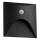EXIN LED Staircase Light with Motion and Dusk Sensor, 2.5W/230V, 4000K, IP65, Black, Square