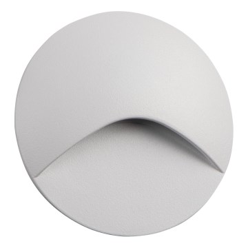 EXIN LED Staircase Luminaire 2.5W/230V 4000K IP65 White Round