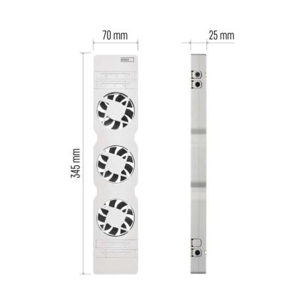 Expansion set for radiator fan 5V white