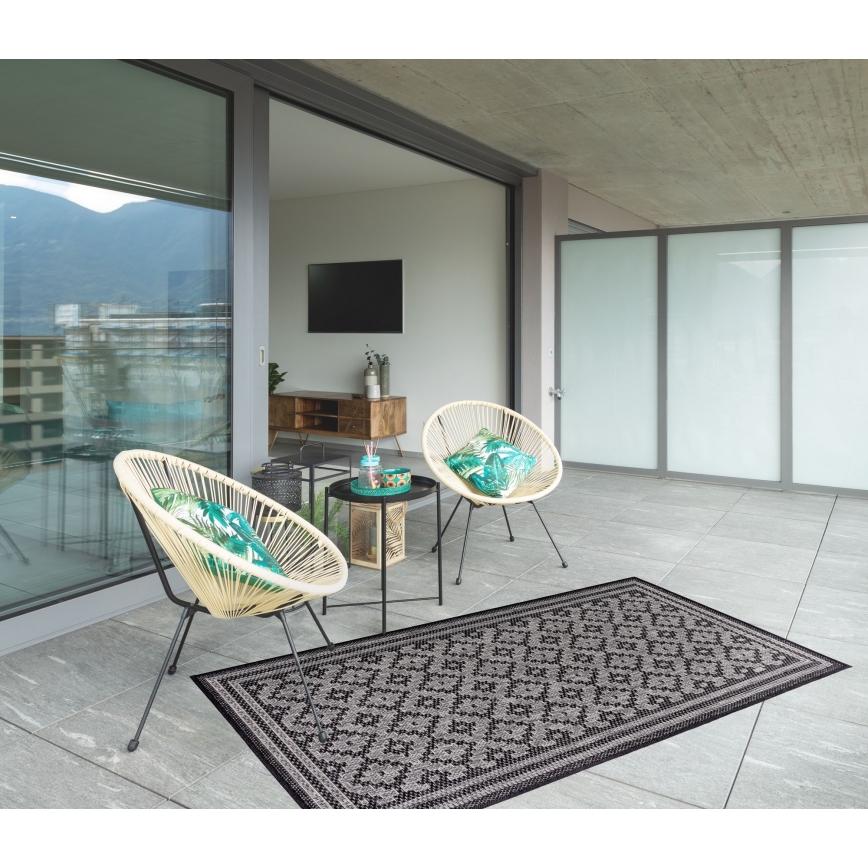 EXPRESS NEW OUTDOOR Outdoor rug 160x220 cm anthracite/grey