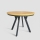 Extendable dining table CENTRO 100/140 x 77 cm craft oak/black