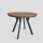 Extendable dining table CENTRO 100/140x77 cm Lefkas oak/black