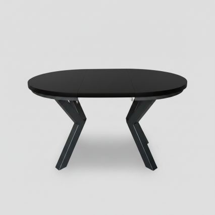 Extendable dining table CONVI 100/140x73 cm black