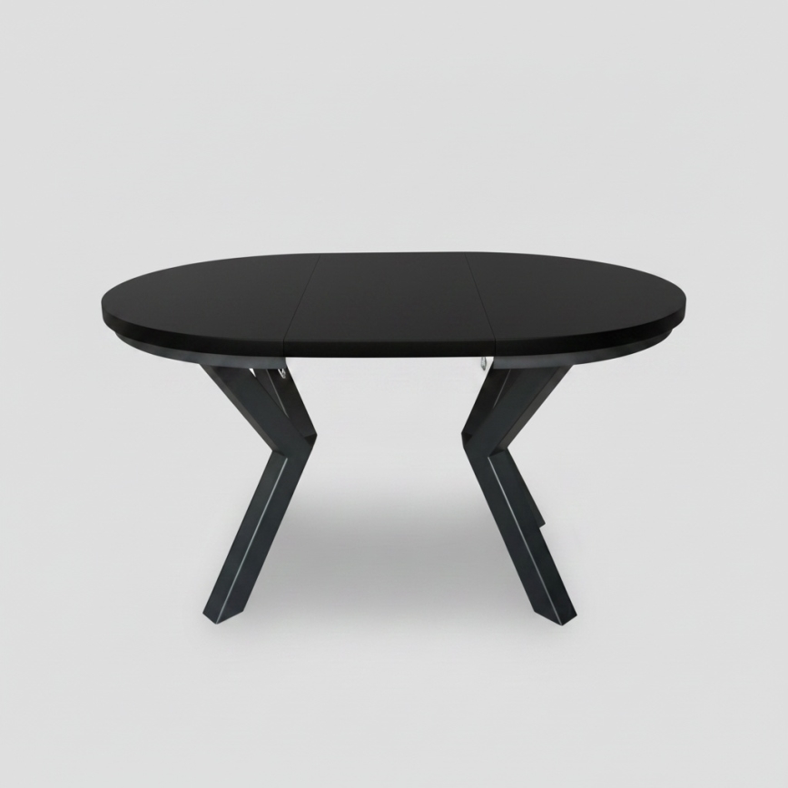 Extendable dining table CONVI 100/140x73 cm black